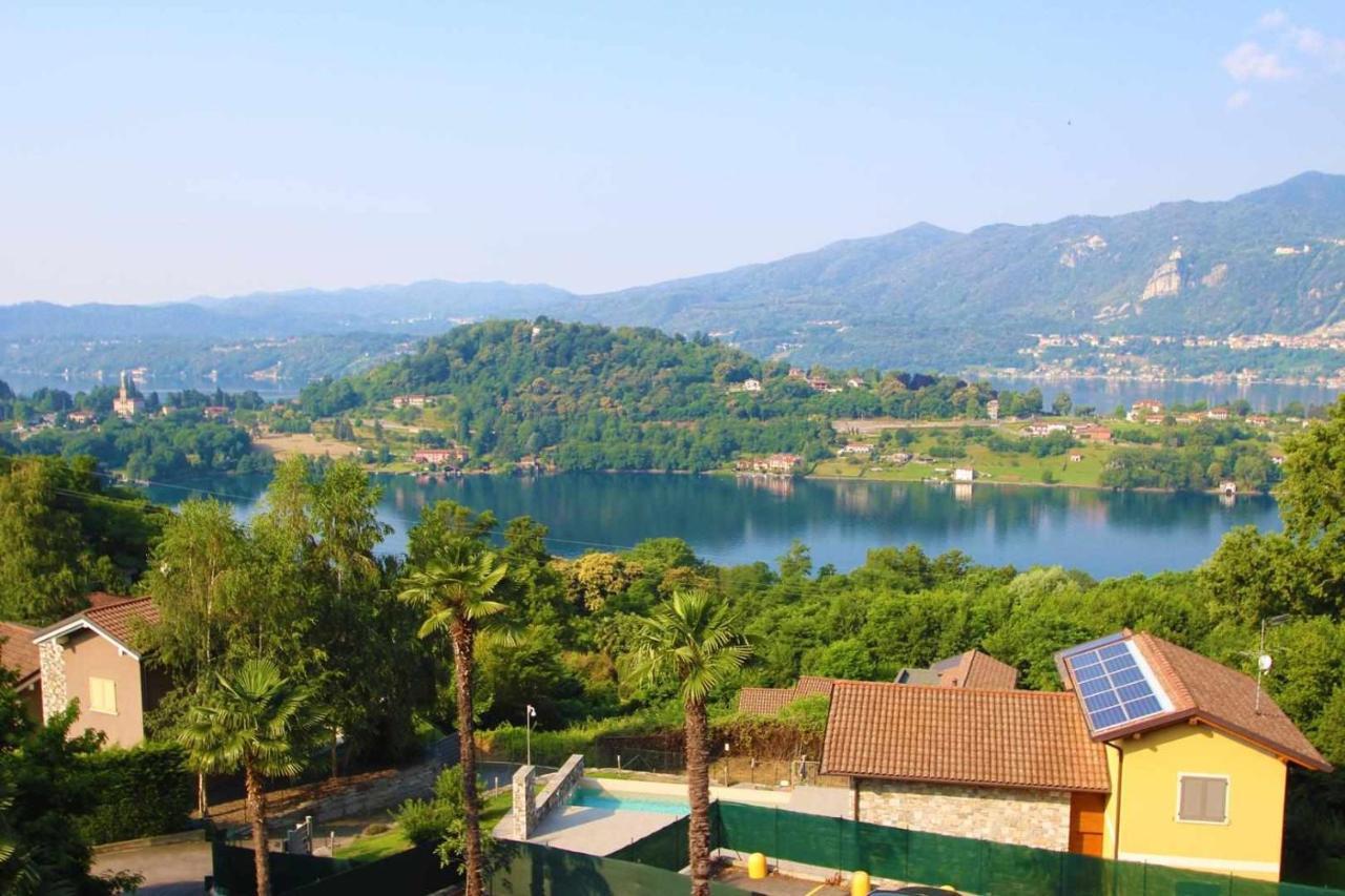 Domus Cusiana Complesso Vista Lago E Piscina Miasino Ngoại thất bức ảnh